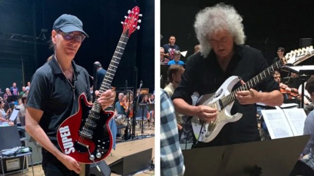 STEVE VAI In Praise Of BRIAN MAY - "Every Time He Puts His Hands On His Guitar, The Sound That Comes Out Inspires And Humbles Me, Even Just One Note"