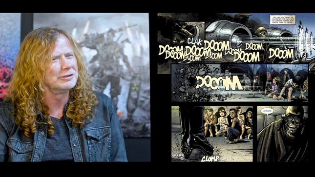 DAVE MUSTAINE Offers Inside Look At MEGADETH’s Death By Design Graphic Novel; Video
