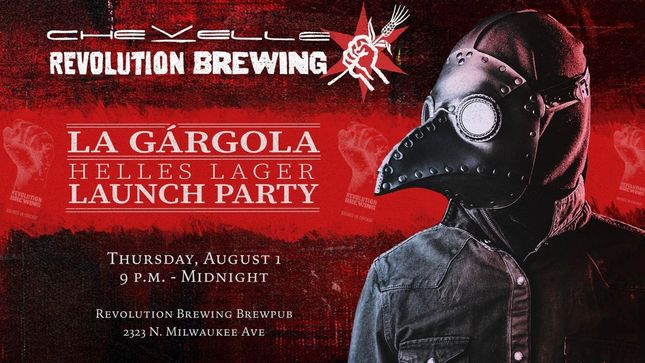 CHEVELLE Announce Exclusive Craft Beer Collaboration With Revolution Brewing; Launch Party Details Revealed