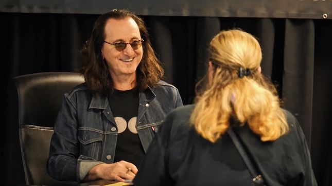 RUSH Frontman GEDDY LEE's US Book Tour Lands At Rock City Music Company; Video Recap Streaming