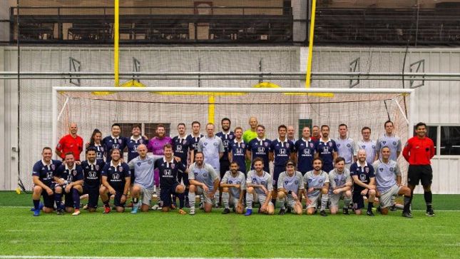 IRON MAIDEN And Crew Members Take On Indy Eleven In Friendly Soccer Match; Video Report Available