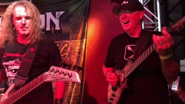 Former MEGADETH Guitarist CHRIS POLAND Performs With DAVID ELLEFSON Live In Fullerton, CA; Video Available