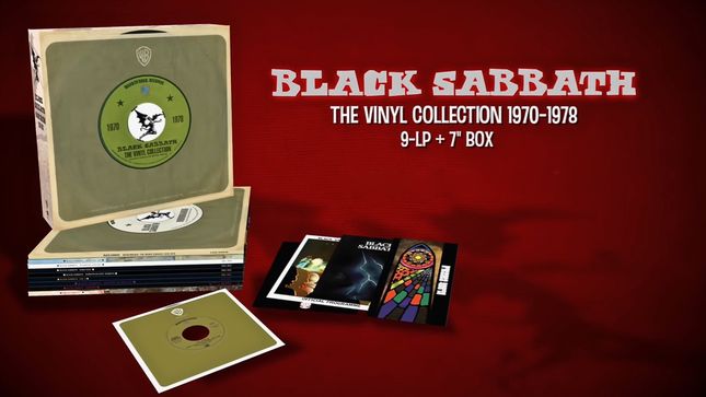 BLACK SABBATH - The Vinyl Collection 1970 - 1978 Unboxed; Video