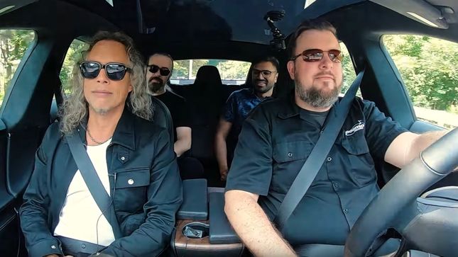 METALLICA Guitarist KIRK HAMMETT Intends To Direct Horror Film, And Supply The Soundtrack; 5-Part "Rockstars In Cars" Video Series Streaming