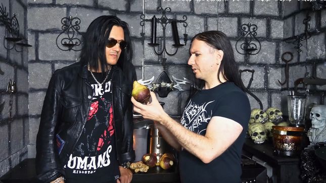 THE 69 EYES Singer JYRKI 69 Guests On The Vegan Black Metal Chef Show; Video