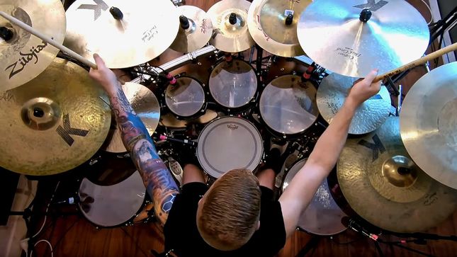 NE OBLIVISCARIS Drummer DAN PRESLAND Shares Playthrough Video For "Intra Venus"
