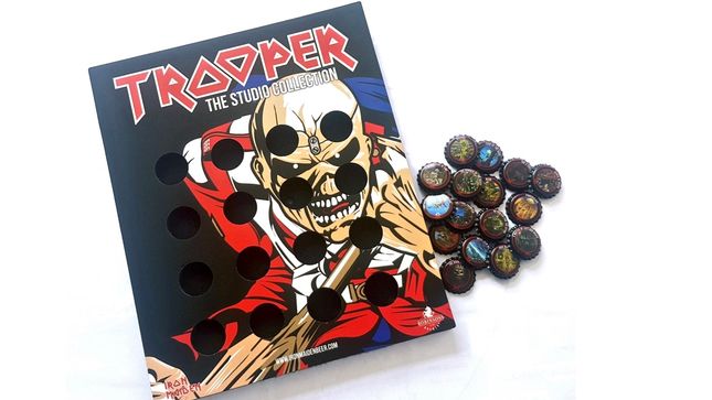 IRON MAIDEN - Trooper And Robinsons Announce Limited Edition Collector Bottle Caps