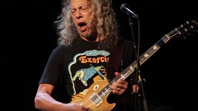 METALLICA's KIRK HAMMETT Talks Being Endorsed By ESP Guitars - "There's No Reason For Me To Go Anywhere Else" (Video)