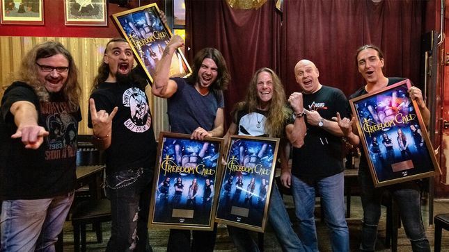 FREEDOM CALL Receive 20th Anniversary Award From SPV / Steamhammer