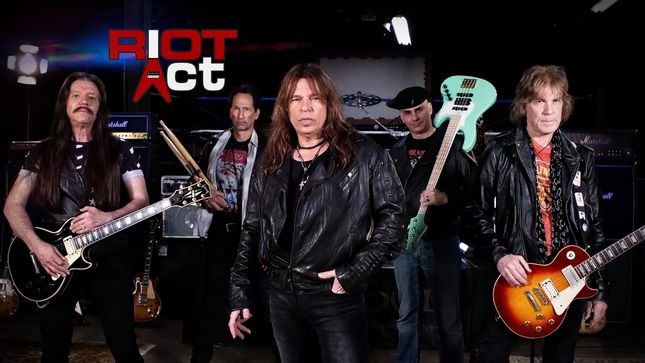 RIOT ACT Feat. Former RIOT Guitarists LOU A. KOUVARIS And RICK VENTURA Release Music Video For "Swords & Tequila" 2019