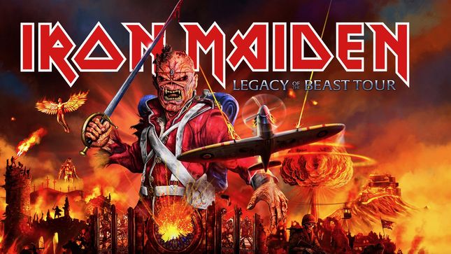 IRON MAIDEN - More Legacy Of The Beast 2020 Tour Dates Announced; Sizzle Reel Streaming
