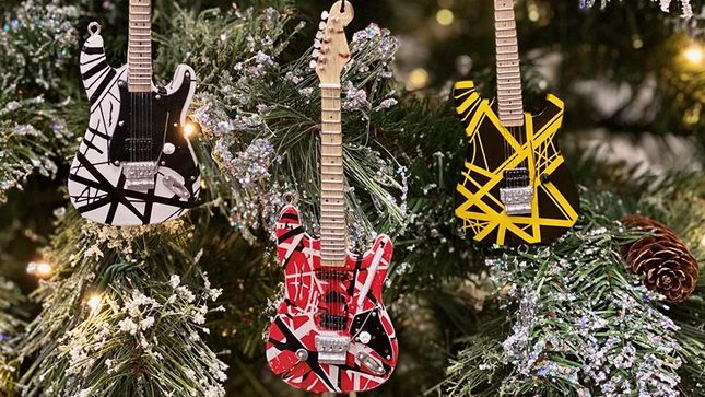 EDDIE VAN HALEN Mini Ornaments Available For Your Holiday Tree; Video Trailer