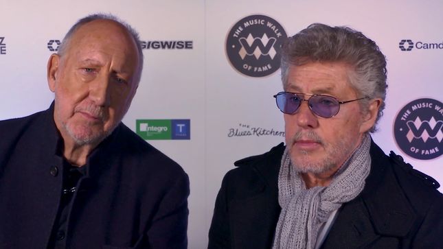 THE WHO Honoured With The First Stone On The Music Walk Of Fame, London; Photos, Video