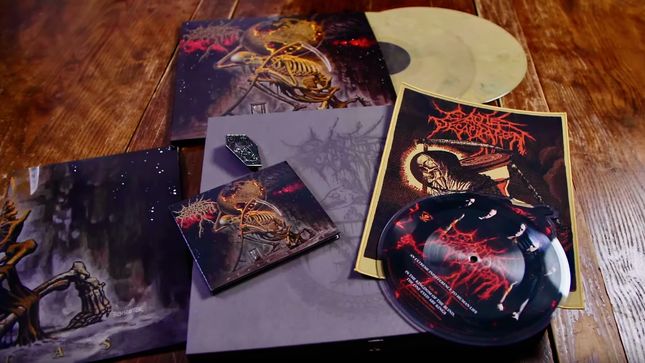 CATTLE DECAPITATION - Deluxe Box Set Edition Of Death Atlas Album Unboxed; Video