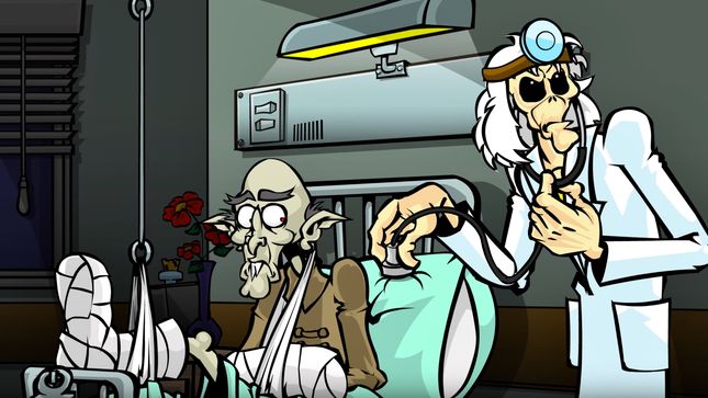 IRON MAIDEN Animator VAL ANDRADE Releases Cartoon Clip For Band's Cover Of UFO's "Doctor, Doctor"