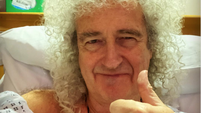 QUEEN Guitarist BRIAN MAY Undergoes Leg Surgery, Says "I'm Feeling Good!"