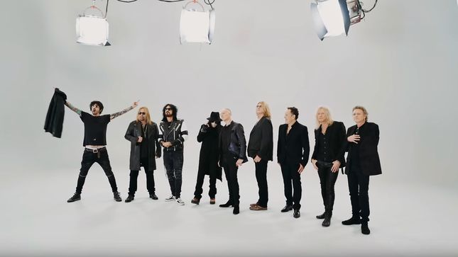 DEF LEPPARD Release Behind-The-Scenes Footage From Announcement Of "The Stadium Tour" With MÖTLEY CRÜE, POISON, JOAN JETT (Video)