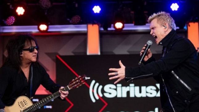 BILLY IDOL And Guitarist STEVE STEVENS Perform "Rebel Yell" And "To Be A Lover" Acoustic On SiriusXM 1st Wave (Video)