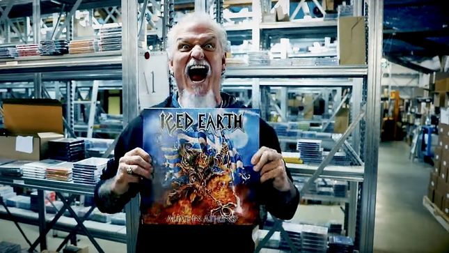 ICED EARTH Guitarist JON SCHAFFER Unboxes 20th Anniversary Vinyl Edition Of Alive In Athens; Video