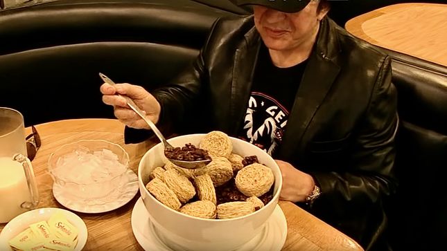 GENE SIMMONS Defends Putting Ice In His Cereal, Shows How It's Done (Video)