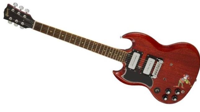 BLACK SABBATH Guitarist TONY IOMMI's "Monkey" Gibson SG Special Revealed At NAMM 2020