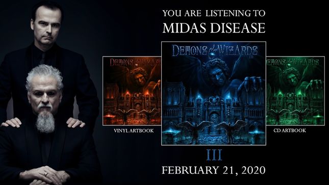DEMONS & WIZARDS Release New Single "Midas Disease"; Audio