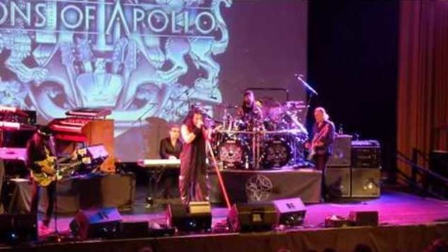 SONS OF APOLLO - Capital Chaos TV Footage Of "Labyrinth" Live In Sacramento Posted