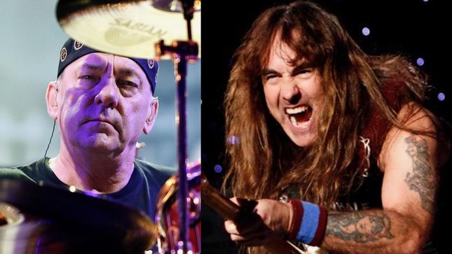 IRON MAIDEN's STEVE HARRIS Remembers Late RUSH Drum Legend NEIL PEART - "A Fantastic Talent And Sadly Missed"