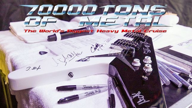 70000 Tons Of Metal Jamming For A Cause With Online Auction Of Signed Dean MICHAEL SCHENKER Guitar For Charity 
