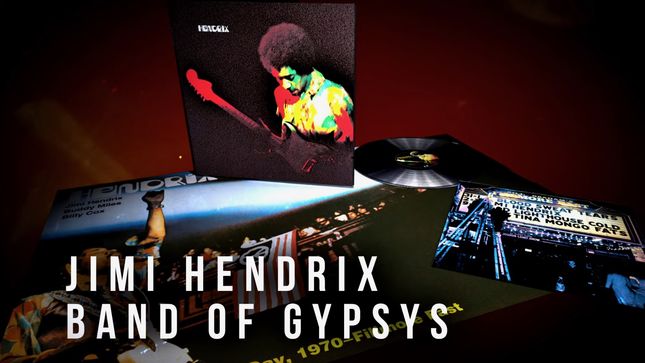 JIMI HENDRIX - Landmark Final Album, Band Of Gypsys, Celebrated With Remastered 50th Anniversary Vinyl Editions; Video Trailer