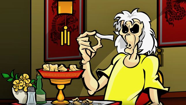 IRON MAIDEN - Animator VAL ANDRADE Debuts "Fates Warning" Cartoon Clip