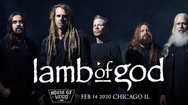 LAMB OF GOD Return To The Stage In Chicago; Full Show Streaming