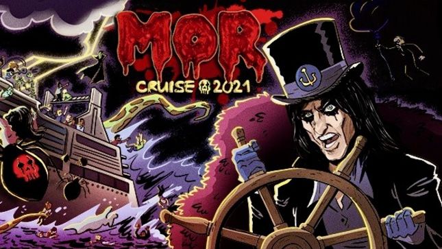ALICE COOPER To Headline Monsters Of Rock Cruise 2021; SAXON, L.A. GUNS, SKID ROW, ROSE TATTOO And Others Confirmed; Video Trailer