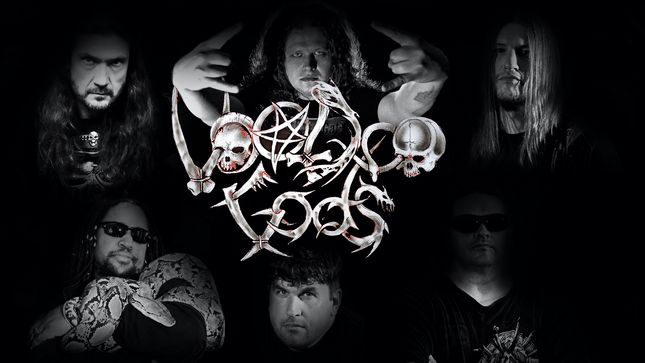VOODOO GODS Feat. GEORGE \"CORPSEGRINDER\" FISHER And VICTOR SMOLSKI Premiere “Rise Of The Antichrist” Lyric Video 