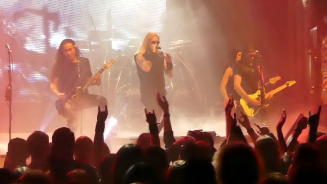 DRAGONFORCE - Fan-Filmed Video Of First Show With ANGRA Drummer AQUILES PRIESTER Posted