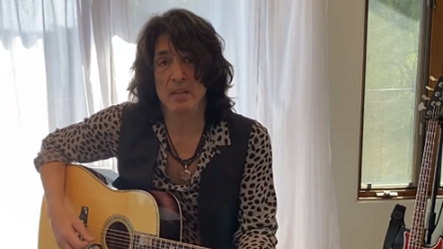 KISS Frontman PAUL STANLEY Posts New Video From Home, Talks Origin Of "Everytime I Look At You"