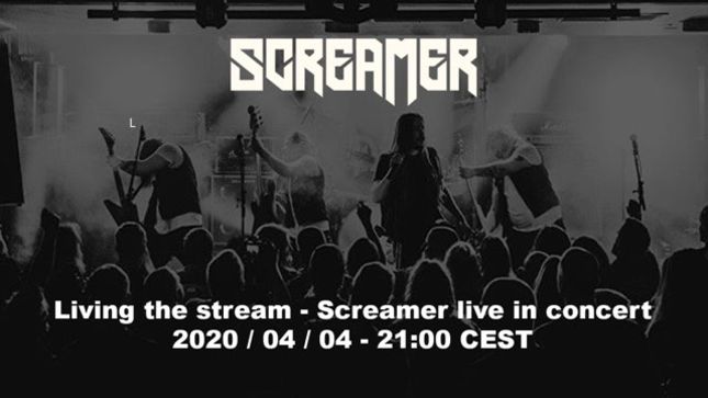 SCREAMER To Stream Live Concert Today