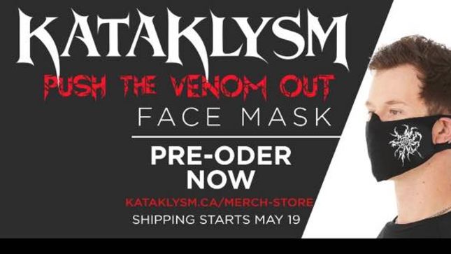KATAKLYSM Unveil Push The Venom Out Face Masks