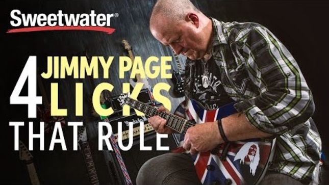 JIMMY PAGE - "Four Licks That Rule" With Former GRIM REAPER Guitarist NICK BOWCOTT; Video