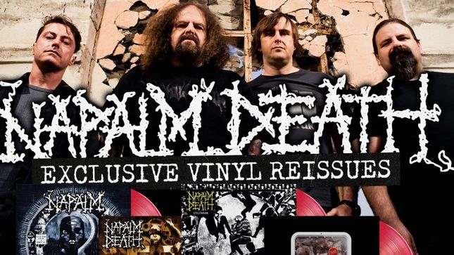 NAPALM DEATH Announce Extremely Limited Vinyl Reissues Of Smear Campaign, Time Waits For No Slave, Utilitarian, Apex Predator - Easy Meat Albums