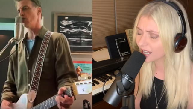 SOUNDGARDEN's MATT CAMERON And TAYLOR MOMSEN Of THE PRETTY RECKLESS Perform "Halfway There" In Quarantine