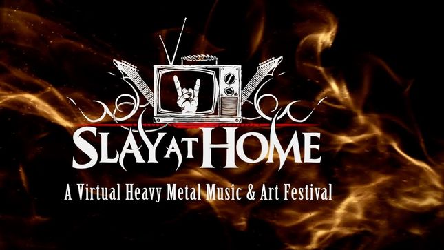 SUICIDE SILENCE, MATT HEAFY, TESSERACT, Members Of ANTHRAX, MEGADETH, TESTAMENT, HATEBREED, TRIVIUM, VOLBEAT And More Confirmed For This Weekend's Slay At Home: A Virtual Metal Music & Art Festival; Video Trailer