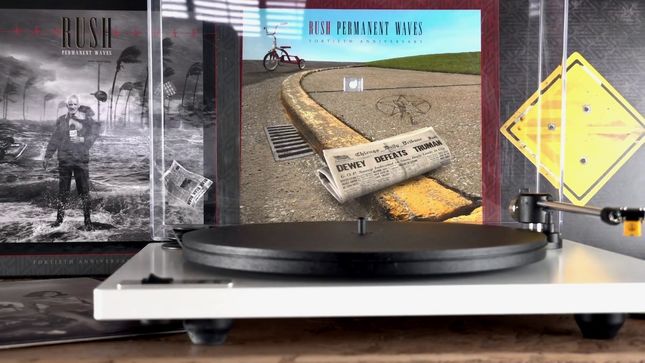 RUSH - Super Deluxe Edition Of Permanent Waves 40th Anniversary Edition Unboxed; Video