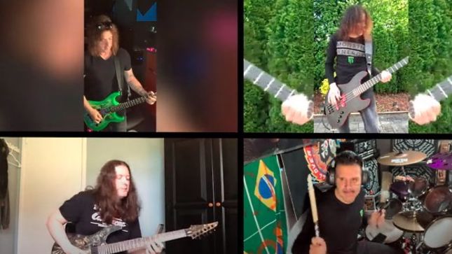 ANTHRAX Members Team Up With SKID ROW Guitarist DAVE "SNAKE" SABO For Lockdown Version Of IRON MAIDEN's "Transylvania"
