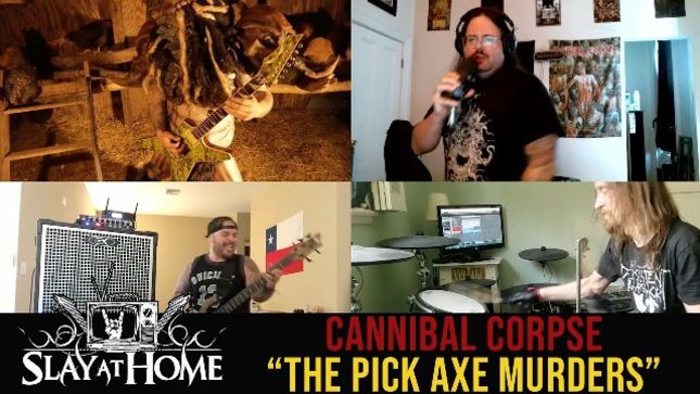 Members Of GWAR, MEGADETH, THE BLACK DAHLIA MURDER And SUICIDAL TENDENCIES Cover CANNIBAL CORPSE's "The Pick Axe Murders" (Video)