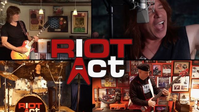 RIOT ACT Perform Classic RIOT Song "Overdrive" In Memory Of LOU KOUVARIS (Video); The Band Will Continue