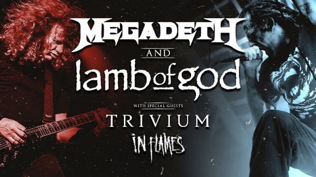 MEGADETH, LAMB OF GOD, TRIVIUM, IN FLAMES - The Metal Tour Of The Year Announce Rescheduled Dates For 2021