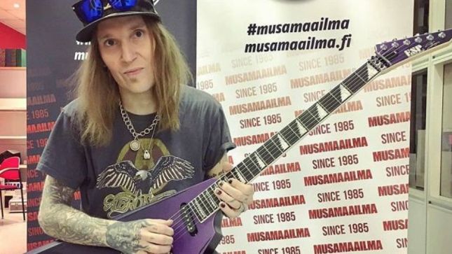 BODOM AFTER MIDNIGHT Frontman ALEXI LAIHO Unveils Two New Signature ESP Custom Shop Guitars