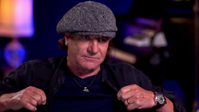 AC/DC's BRIAN JOHNSON Recalls Stealing BOB DYLAN Album - "I Walked Out Of That Shop With The Biggest Nipples In Newcastle"; Rock & Roll Firsts Revealed (Video)