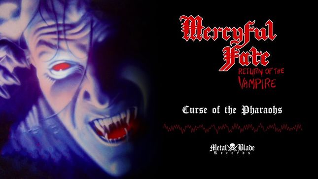 MERCYFUL FATE Release New Visualizer For "Curse Of The Pharaohs"